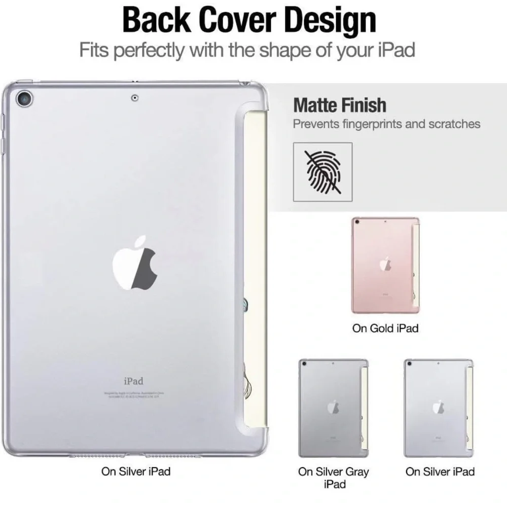 DuraSafe Cases iPad PRO 12.9” 1 Gen Printed PC Back Cover Watercolor Lily Flower
